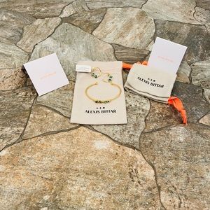 Alexis Bittar Lucite Earring and Bracelet Set